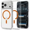 Spigen Ultra Hybrid MagFit Apple iPhone 18 Pro / 17 Pro tok, MagSafe, Clear, átlátszó-narancssárga