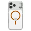 Spigen Ultra Hybrid MagFit Apple iPhone 18 Pro / 17 Pro tok, MagSafe, Clear, átlátszó-narancssárga
