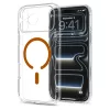 Spigen Ultra Hybrid MagFit Apple iPhone 18 Pro Max / 17 Pro Max tok, MagSafe, Clear, átlátszó-narancssárga