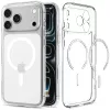 Spigen Ultra Hybrid MagFit Apple iPhone 18 Pro Max / 17 Pro Max tok, MagSafe, Clear, átlátszó-fehér