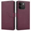 Tech-Protect Wallet Xiaomi Redmi Note 17 Pro flip / kinyitható tok, bordó