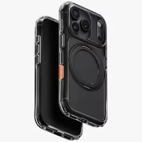   Uniq Swivix Apple iPhone 18 Pro / 17 Pro tok gyűrűs telefontartóval, MagSafe, 360 fokban forgatható, fekete
