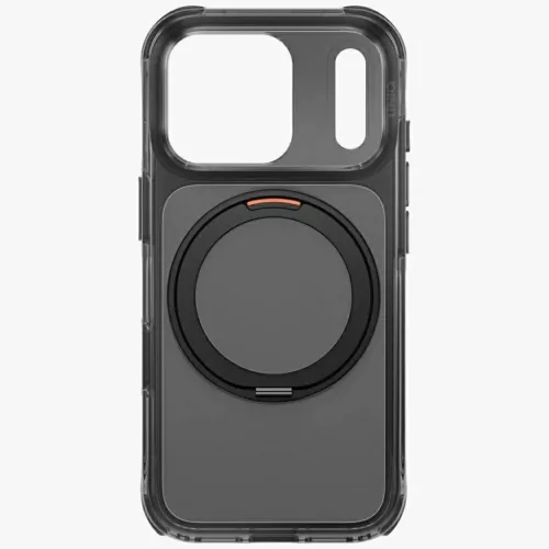 Uniq Swivix Apple iPhone 18 Pro / 17 Pro tok gyűrűs telefontartóval, MagSafe, 360 fokban forgatható, fekete