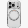 Uniq Swivix Apple iPhone 18 Pro / 17 Pro tok gyűrűs telefontartóval, MagSafe, 360 fokban forgatható, átlátszó