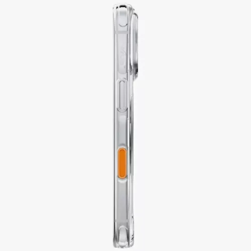 Uniq Swivix Apple iPhone 18 Pro / 17 Pro tok gyűrűs telefontartóval, MagSafe, 360 fokban forgatható, átlátszó
