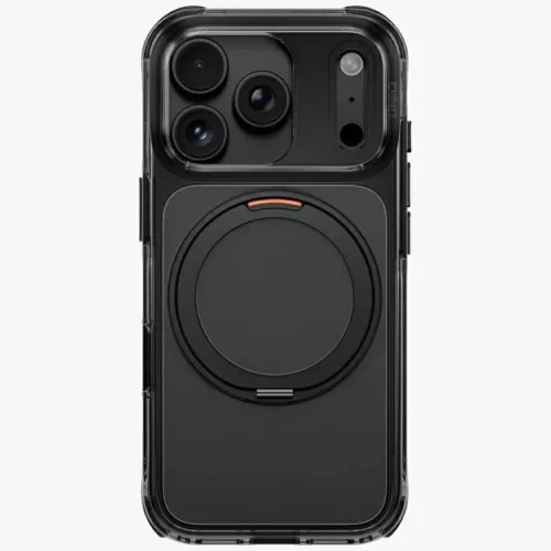 Uniq Swivix Apple iPhone 18 Pro Max / 17 Pro Max tok gyűrűs telefontartóval, MagSafe, 360 fokban forgatható, fekete
