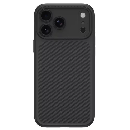 Tech-Protect Magcam Apple iPhone 18 Pro / 17 Pro tok, MagSafe, Carbon minta, fekete