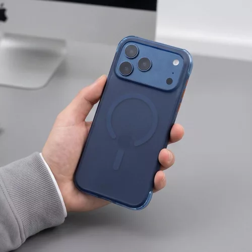 Tech-Protect MagAir Apple iPhone 18 Pro Max / 17 Pro Max tok megerősített sarkakkal, MagSafe, Matt, kék-narancs