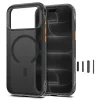 Tech-Protect MagAir Apple iPhone 18 Pro / 17 Pro tok megerősített sarkakkal, MagSafe, Matt, fekete-narancs