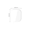 Tech-Protect Easy Set+ Apple Watch Ultra 4 / 3 / 2 / 1 49mm tempered glass kijelzővédő fólia felhelyező kerettel (2db)