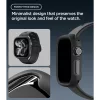 Spigen Thin Fit Apple Watch 12 42mm tok, Black, fekete
