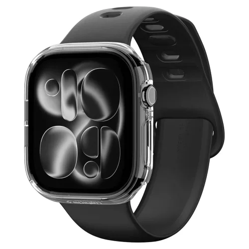 Spigen Thin Fit Apple Watch 12 42mm tok, Crystal Clear, átlátszó