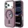 Karl Lagerfeld Peekaboo Logo Apple iPhone 18 Pro Max / 17 Pro Max tok, MagSafe, macska minta, lila-arany