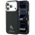 Guess Saffiano Small 4G & Classic Logo Apple iPhone 18 Pro / iPhone 17 Pro tok, MagSafe, fekete-arany