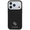 Guess Saffiano Small 4G & Classic Logo Apple iPhone 18 Pro / iPhone 17 Pro tok, MagSafe, fekete-arany