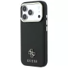 Guess Saffiano Small 4G & Classic Logo Apple iPhone 18 Pro / iPhone 17 Pro tok, MagSafe, fekete-arany