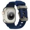 Tech-Protect Motion Apple Watch 44/45/46/49mm gumis szilikon szíj, kék
