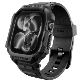   Spigen Rugged Armor Pro Apple Watch 12 42mm tok / szíj, fekete
