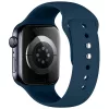 Tech-Protect Silicone Apple Watch 8 / 9 / 10 / 11 / 12 / SE / Ultra (44/45/46/49mm) szíj, szilikon, sötétkék