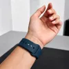 Tech-Protect Silicone Apple Watch 8 / 9 / 10 / 11 / 12 / SE / Ultra (44/45/46/49mm) szíj, szilikon, sötétkék
