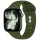 Tech-Protect Silicone Apple Watch 8 / 9 / 10 / 11 / 12 / SE / Ultra (44/45/46/49mm) szíj, szilikon, zöld