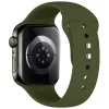 Tech-Protect Silicone Apple Watch 8 / 9 / 10 / 11 / 12 / SE / Ultra (44/45/46/49mm) szíj, szilikon, zöld