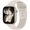 Tech-Protect Silicone Apple Watch 8 / 9 / 10 / 11 / 12 / SE / Ultra (44/45/46/49mm) szíj, szilikon, törtfehér