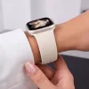 Tech-Protect Silicone Apple Watch 8 / 9 / 10 / 11 / 12 / SE / Ultra (44/45/46/49mm) szíj, szilikon, törtfehér