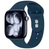 Tech-Protect Silicone Apple Watch 8 / 9 / 10 / 11 / 12 / SE (40/41/42mm) szíj, szilikon, sötétkék