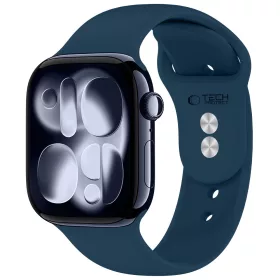   Tech-Protect Silicone Apple Watch 8 / 9 / 10 / 11 / 12 / SE (40/41/42mm) szíj, szilikon, sötétkék