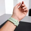 Tech-Protect Silicone Apple Watch 8 / 9 / 10 / 11 / 12 / SE (40/41/42mm) szíj, szilikon, zöld