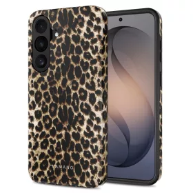   Tech-Protect Lamano Samsung Galaxy S26 FE hátlap tok, MagSafe, Exotic Touch, leopárd minta
