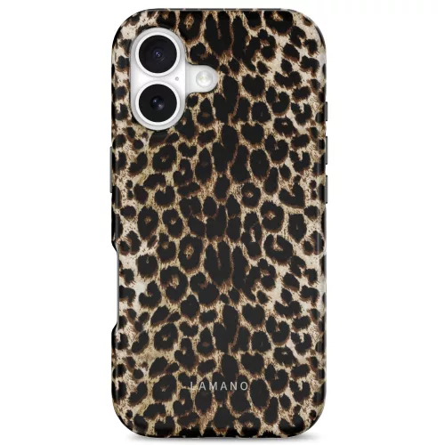Tech-Protect Lamano Apple iPhone 17 hátlap tok, MagSafe, Exotic Touch, leopárd minta