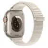 Tech-Protect Nylonloop Apple Watch 8 / 9 / 10 / 11 / 12 / SE / Ultra (44/45/46/49mm) szíj, szövet, bézs