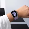 Tech-Protect Nylonloop Apple Watch 8 / 9 / 10 / 11 / 12 / SE / Ultra (44/45/46/49mm) szíj, szövet, lila