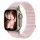 Tech-Protect Nylonloop Apple Watch 8 / 9 / 10 / 11 / 12 / SE / Ultra (44/45/46/49mm) szíj, szövet, rózsaszín
