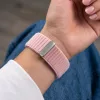 Tech-Protect Nylonloop Apple Watch 8 / 9 / 10 / 11 / 12 / SE / Ultra (44/45/46/49mm) szíj, szövet, rózsaszín