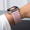 Tech-Protect Nylonloop Apple Watch 8 / 9 / 10 / 11 / 12 / SE / Ultra (44/45/46/49mm) szíj, szövet, rózsaszín