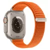 Tech-Protect Nylonloop Apple Watch 8 / 9 / 10 / 11 / 12 / SE / Ultra (44/45/46/49mm) szíj, szövet, narancs