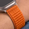 Tech-Protect Nylonloop Apple Watch 8 / 9 / 10 / 11 / 12 / SE / Ultra (44/45/46/49mm) szíj, szövet, narancs
