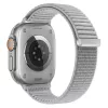 Tech-Protect Nylonloop Apple Watch 8 / 9 / 10 / 11 / 12 / SE / Ultra (44/45/46/49mm) szíj, szövet, szürke