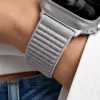Tech-Protect Nylonloop Apple Watch 8 / 9 / 10 / 11 / 12 / SE / Ultra (44/45/46/49mm) szíj, szövet, szürke