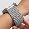 Tech-Protect Nylonloop Apple Watch 8 / 9 / 10 / 11 / 12 / SE / Ultra (44/45/46/49mm) szíj, szövet, szürke