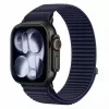 Tech-Protect Nylonloop Apple Watch 8 / 9 / 10 / 11 / 12 / SE / Ultra (44/45/46/49mm) szíj, szövet, sötétkék