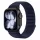 Tech-Protect Nylonloop Apple Watch 8 / 9 / 10 / 11 / 12 / SE / Ultra (44/45/46/49mm) szíj, szövet, sötétkék