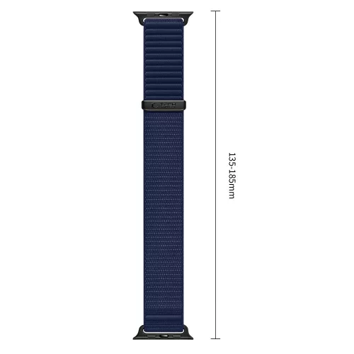 Tech-Protect Nylonloop Apple Watch 8 / 9 / 10 / 11 / 12 / SE / Ultra (44/45/46/49mm) szíj, szövet, sötétkék