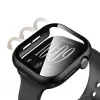 Tech-Protect Defense Apple Watch 12 46mm tok, kijelzővédő felülettel, fekete-átlátszó (2db)