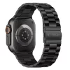 Tech-Protect Stainless Apple Watch 8 / 9 / 10 / 11 / 12 / SE / Ultra (44/45/46/49mm) szíj, fém, fekete