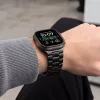 Tech-Protect Stainless Apple Watch 8 / 9 / 10 / 11 / 12 / SE / Ultra (44/45/46/49mm) szíj, fém, fekete