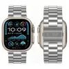 Tech-Protect Stainless Apple Watch 8 / 9 / 10 / 11 / 12 / SE / Ultra (44/45/46/49mm) szíj, fém, ezüst